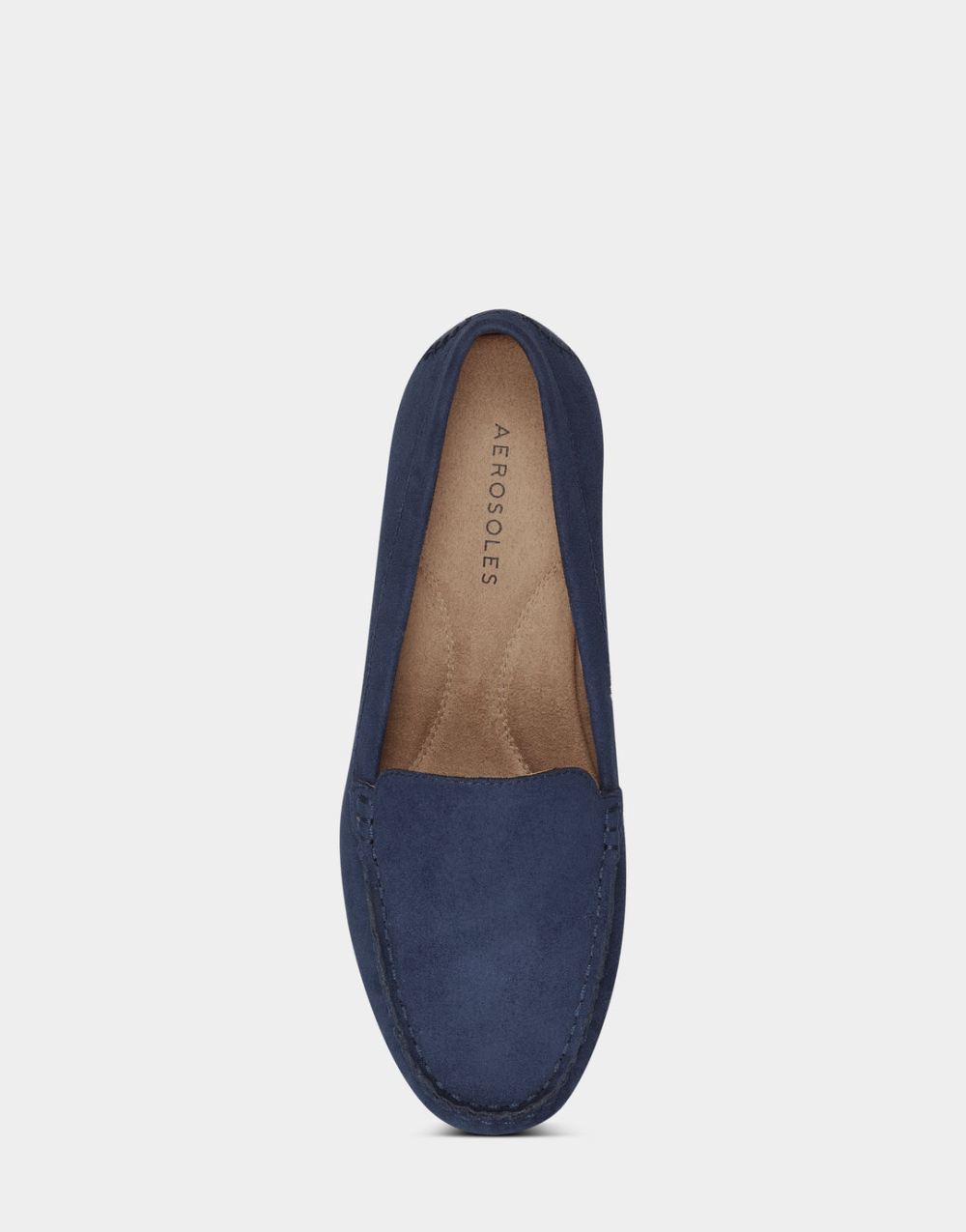 Women's | Navy Fabric Slip On Driving Moccasin Loafer Over Drive