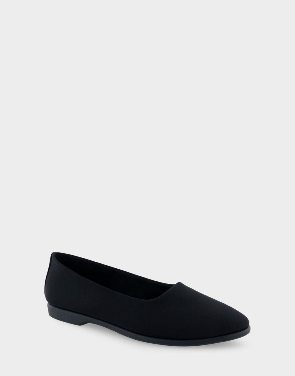 Women's | Bream Black Genuine Suede Flat