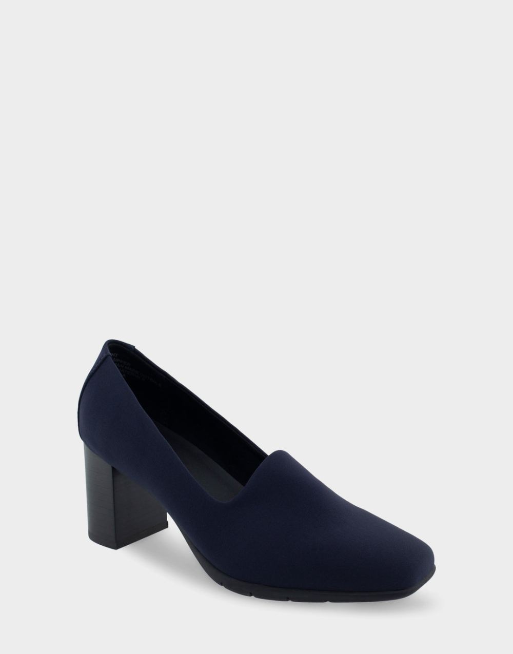 Women's | Midnight Navy Stretch Mid Heel Pump