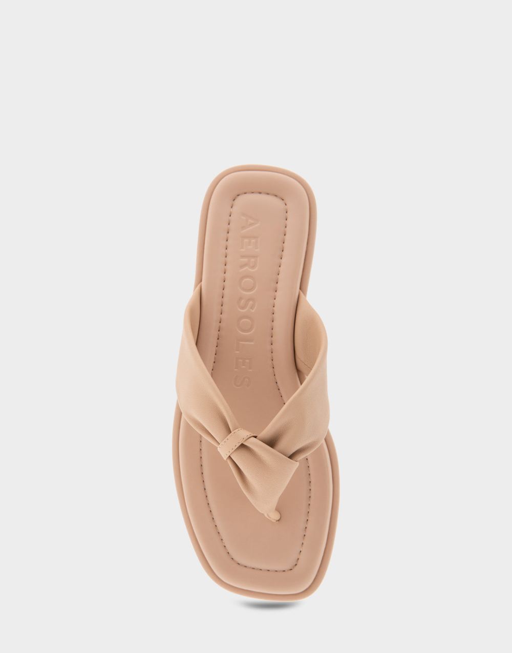 Women's | Bond Cipria Leather Knotted Thong Sandal