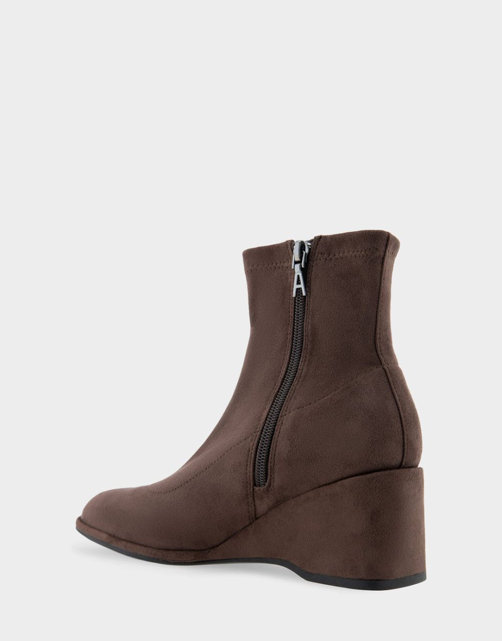 Women's | Anouk Java Faux Suede Wedge Heel Ankle Boot