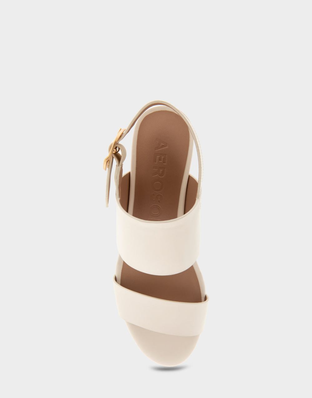 Women's | Camera Eggnog Leather Platform Sandal