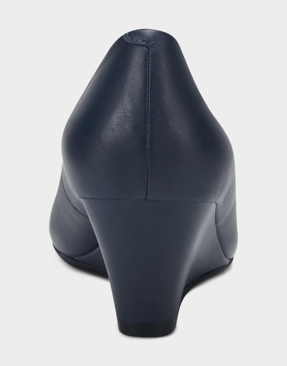 Women's | Inner Circle Navy Genuine Leather Wedge Heel Pump