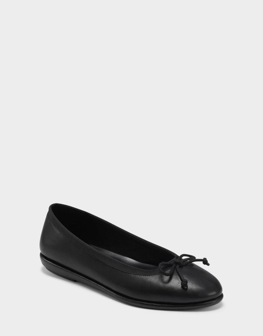 Women's | Homebet Black Faux Leather Ballet Flat