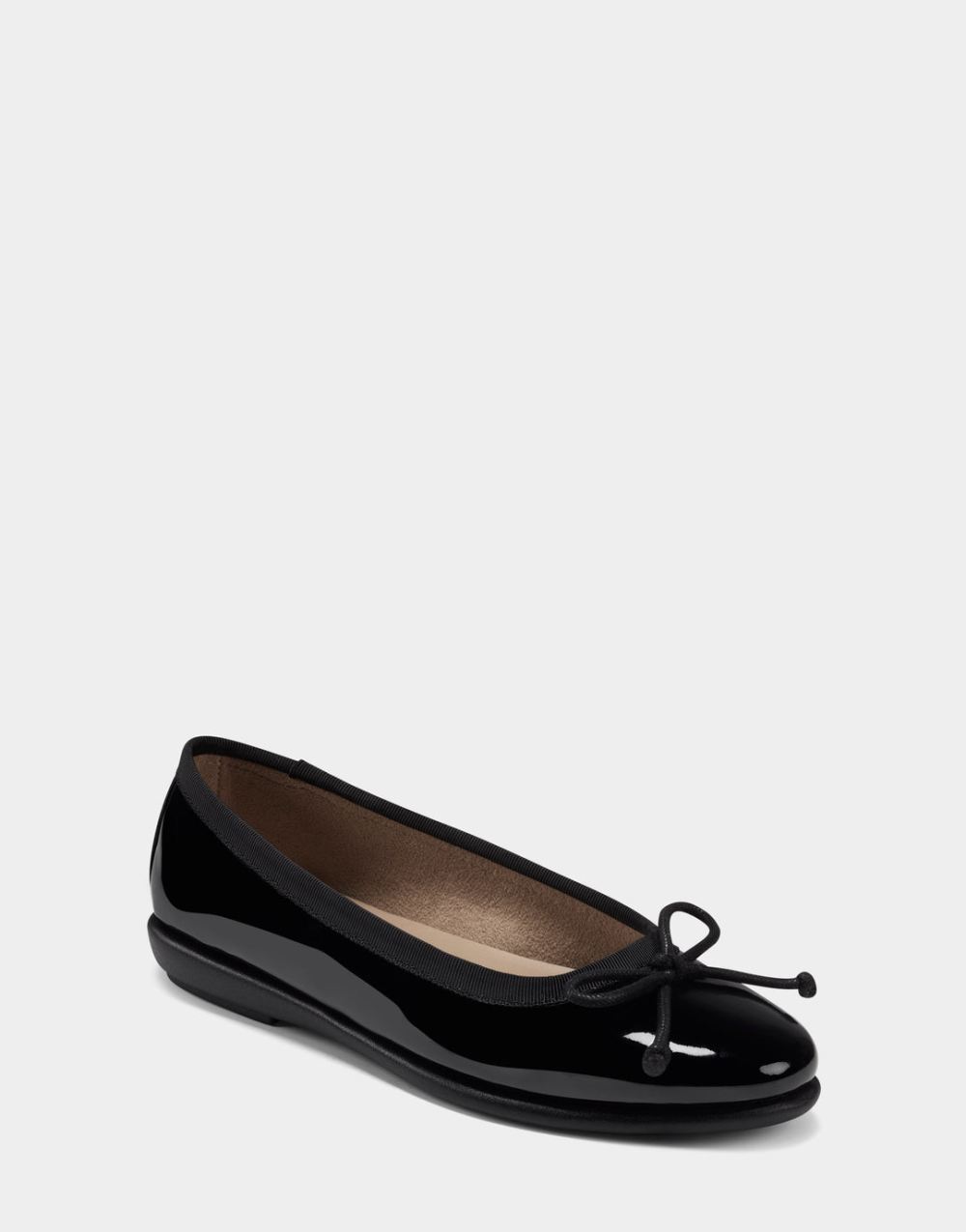 Women's | Homebet Black Patent Ballet Flat