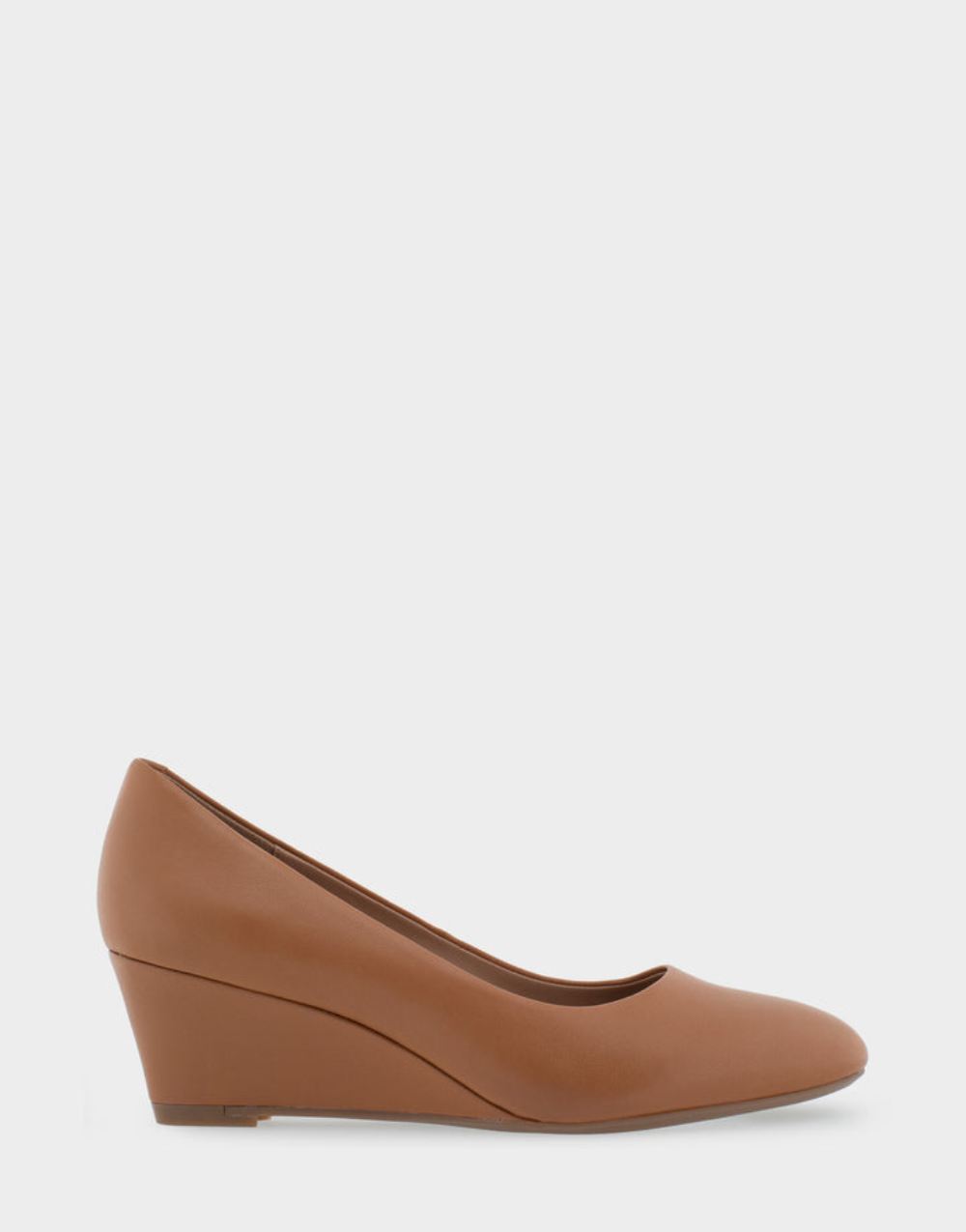 Women's | Iris Tan Genuine Leather Wedge Pump