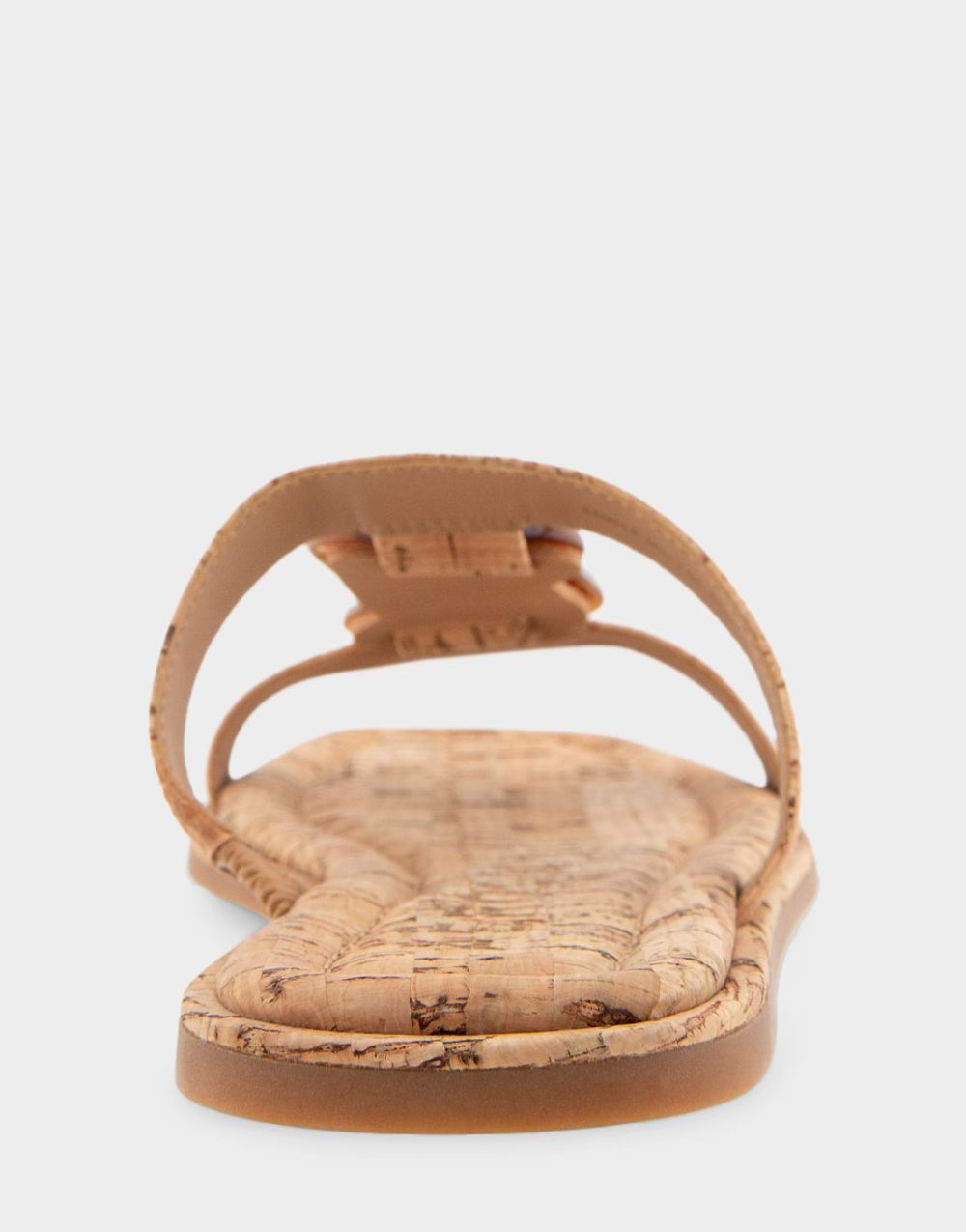 Women's | Boston Cork Ornamented T-Strap Slide Sandal