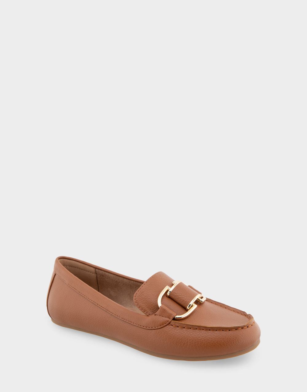 Women's | Denver Tan Faux Leather Ornamented Loafer