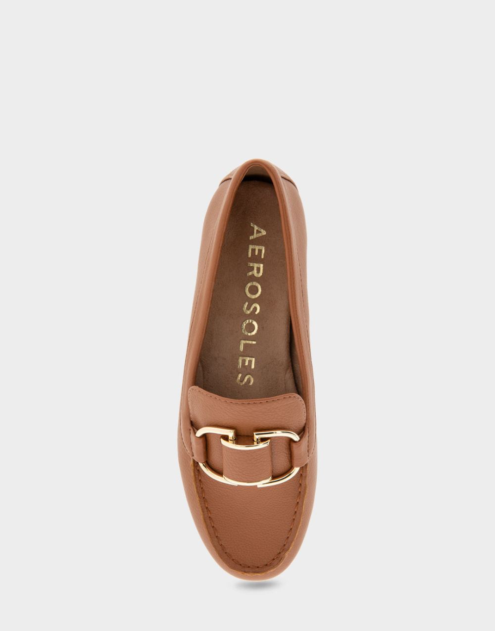 Women's | Denver Tan Faux Leather Ornamented Loafer