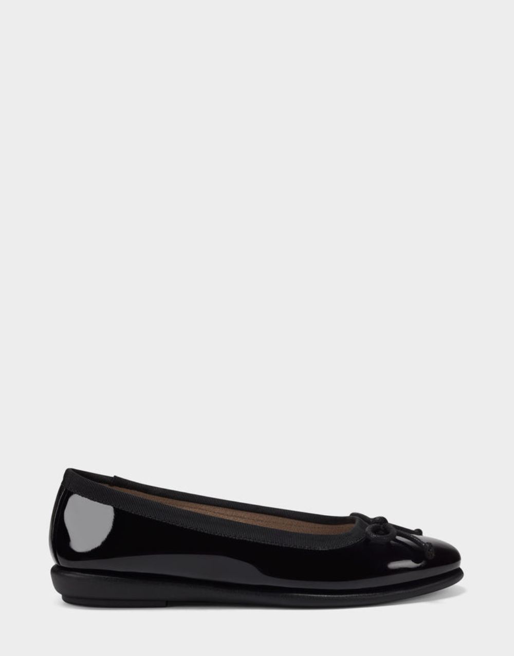 Women's | Homebet Black Patent Ballet Flat