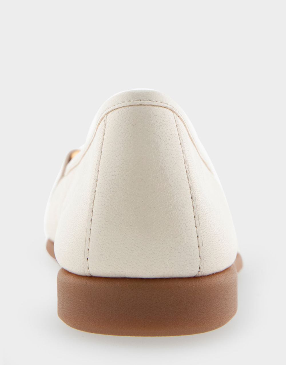 Women's | Bia Eggnog Genuine Leather Ornamented Flat