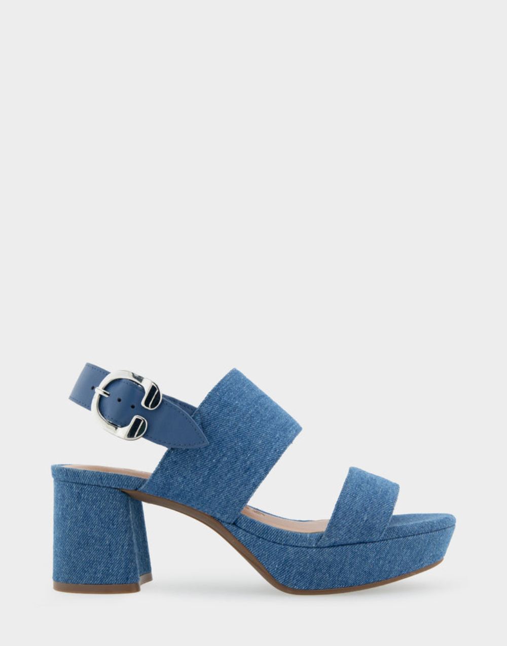 Women's | Camera Blue Denim Platform Sandal