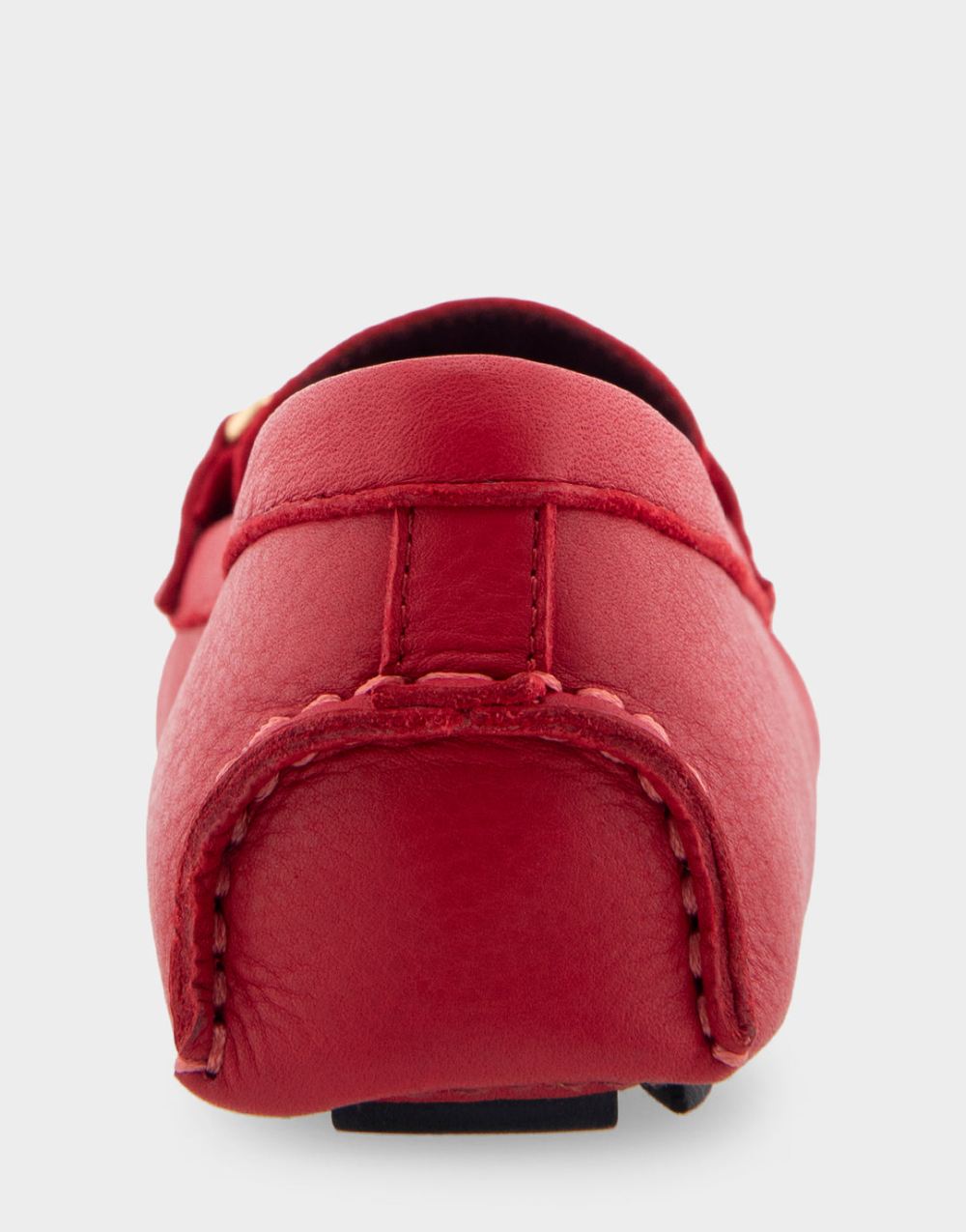 Women's | Gaby Racing Red Genuine Leather Ornamented Driver