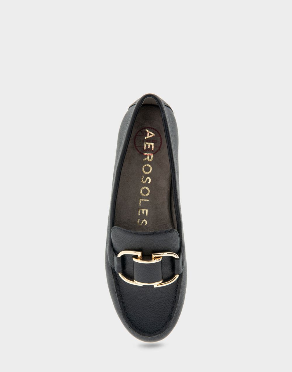 Women's | Denver Black Faux Leather Ornamented Loafer