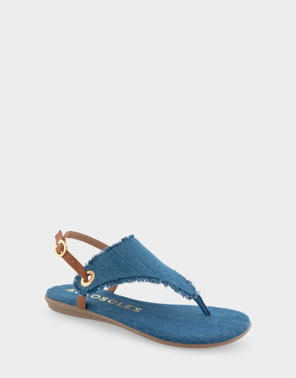 Women's | Conclusion Denim Fabric Back Strap Thong Sandal