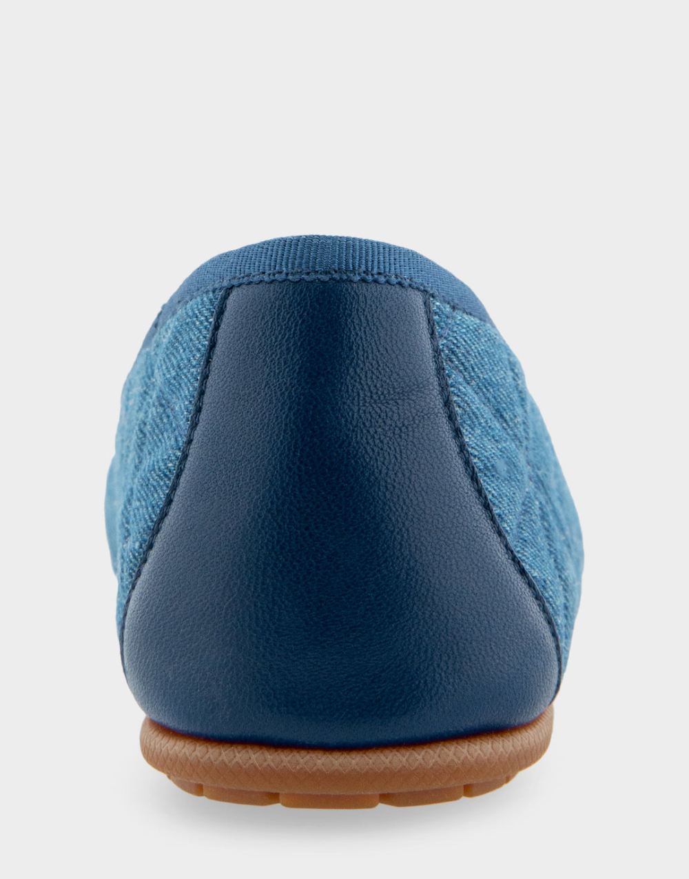 Women's | Pia Denim Quilted Fabric Ballet Flat