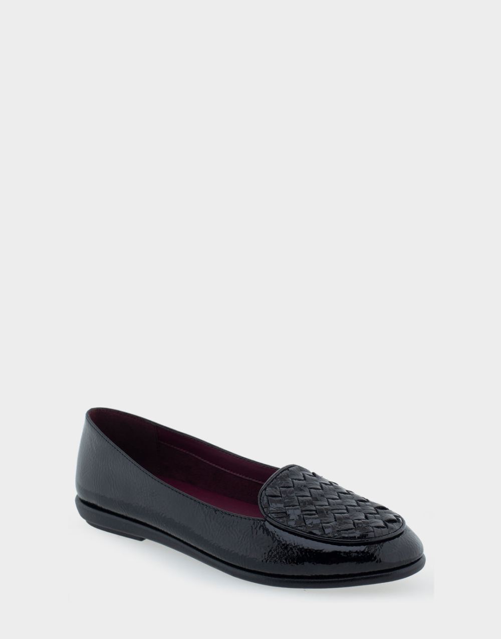 Women's | Brielle Black Patent Faux Leather Loafer