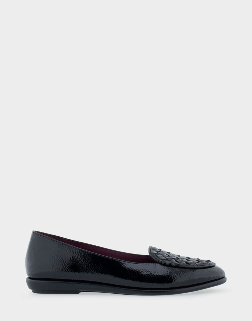 Women's | Brielle Black Patent Faux Leather Loafer