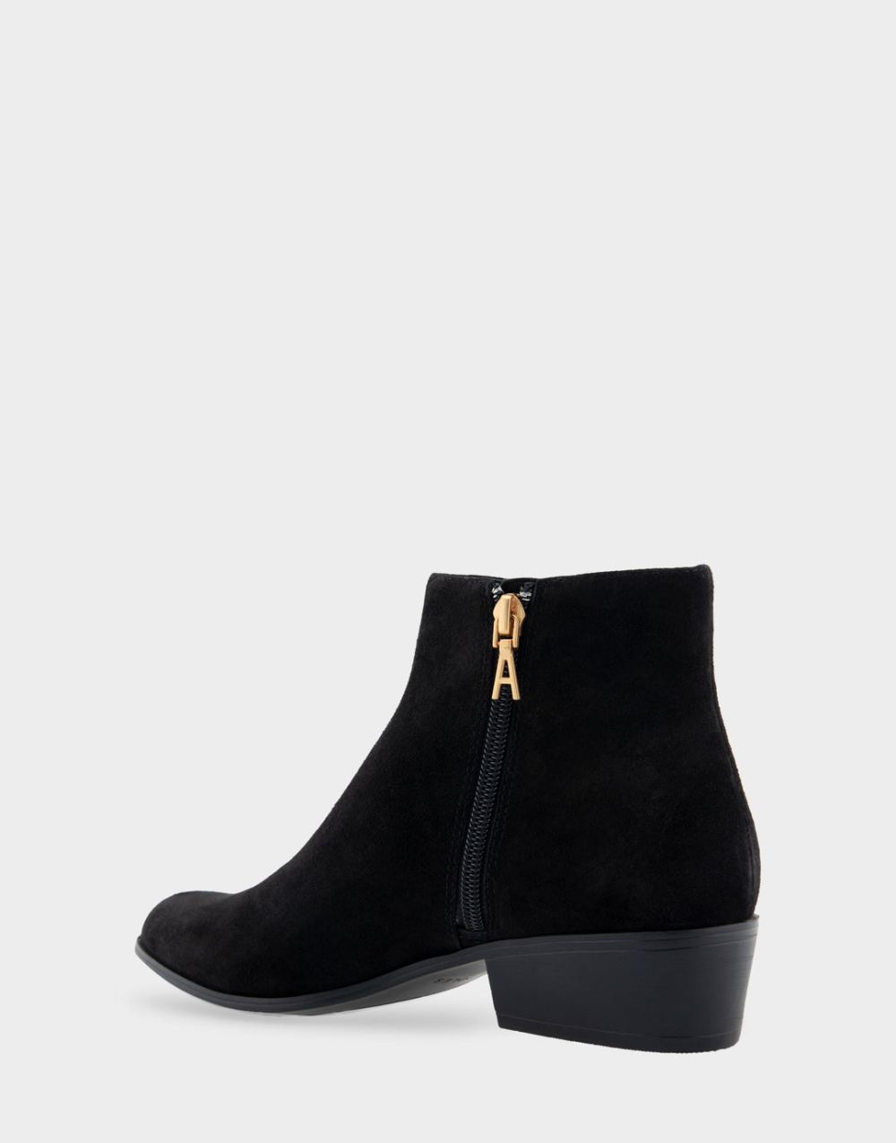 Women's | Cerros Black Genuine Suede Ankle Boot