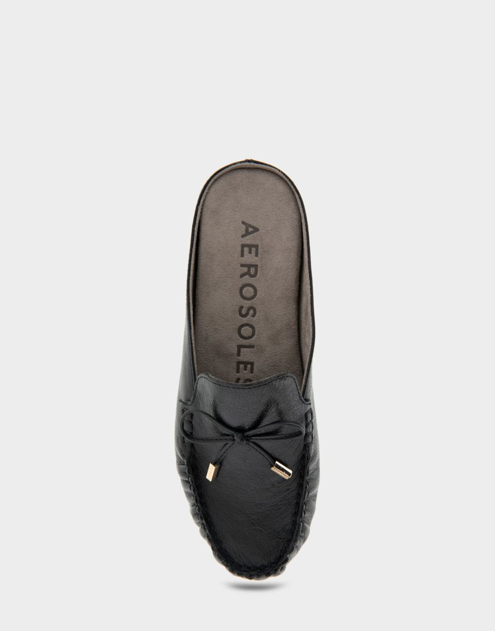 Women's | Cody Black Leather Slip On Driver