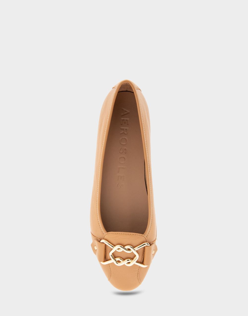 Women's | Bia Doe Leather Ornamented Flat