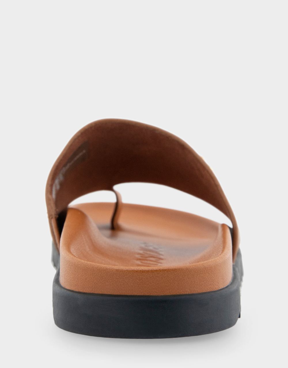 Women's | Laurel Tan Leather Hooded Toe Ring Footbed Sandal