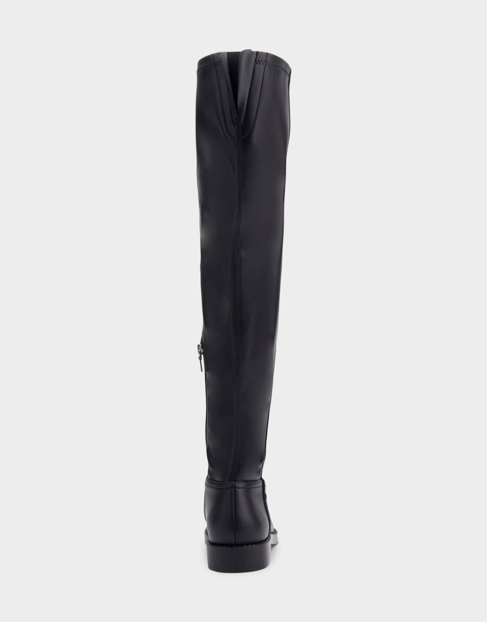 Women's | Tarra Black Faux Leather Heeled Over The Knee Boot