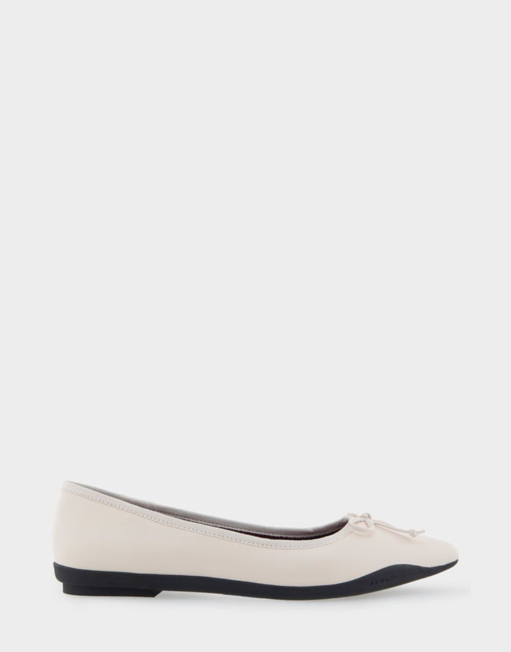 Women's | Dumas Eggnog Genuine Leather Point Toe Flat