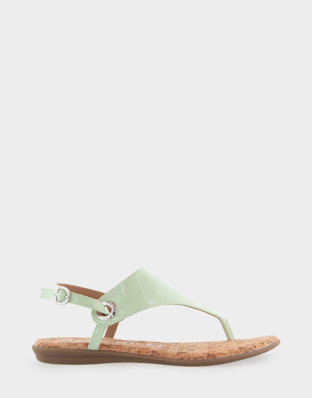 Women's | Conclusion Gleam Patent Faux Leather Back Strap Thong Sandal