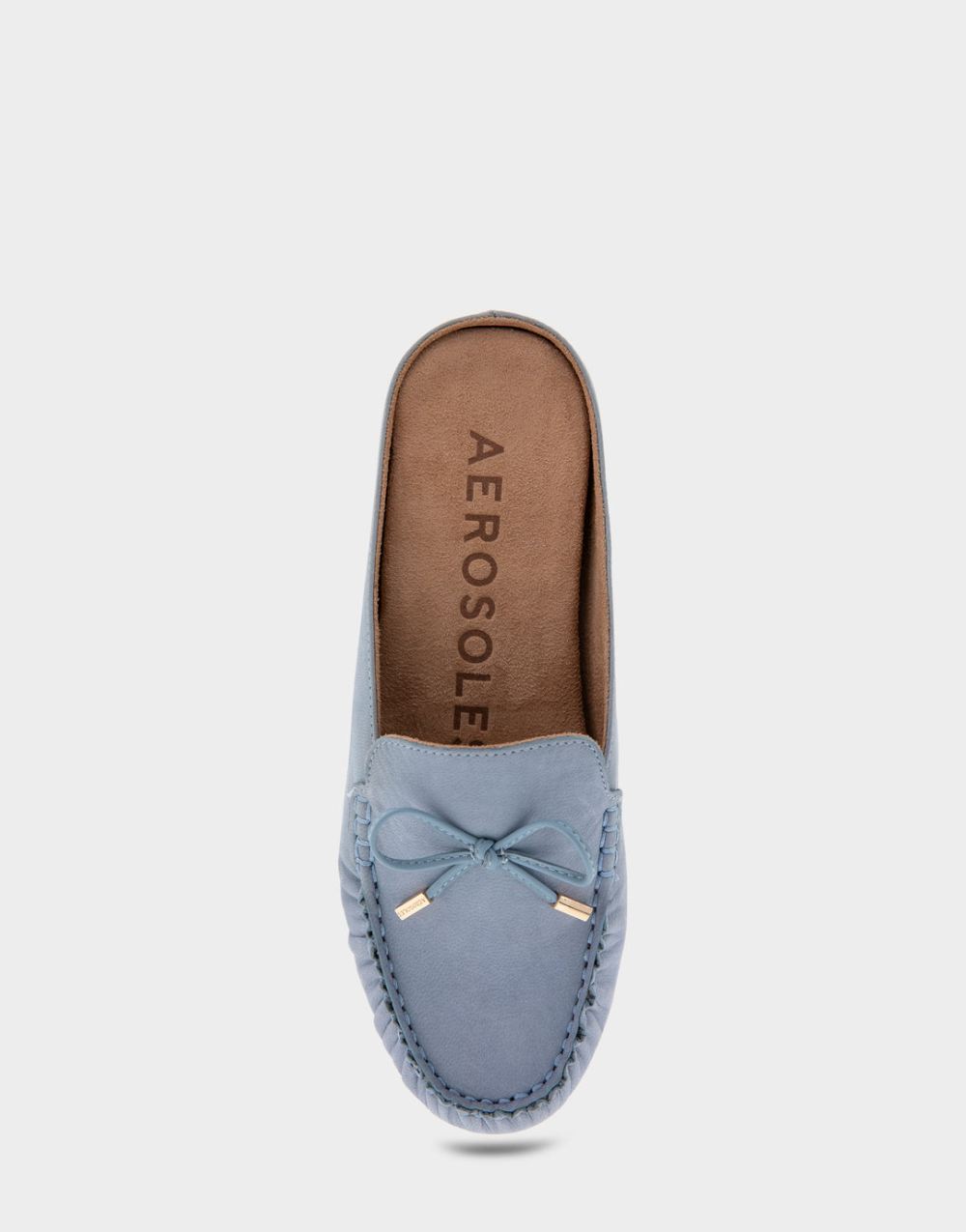 Women's | Cody Dusty Blue Nubuck Leather Slip On Driver