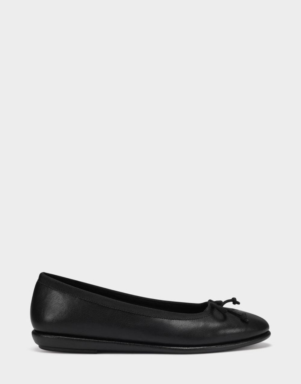 Women's | Homebet Black Faux Leather Ballet Flat