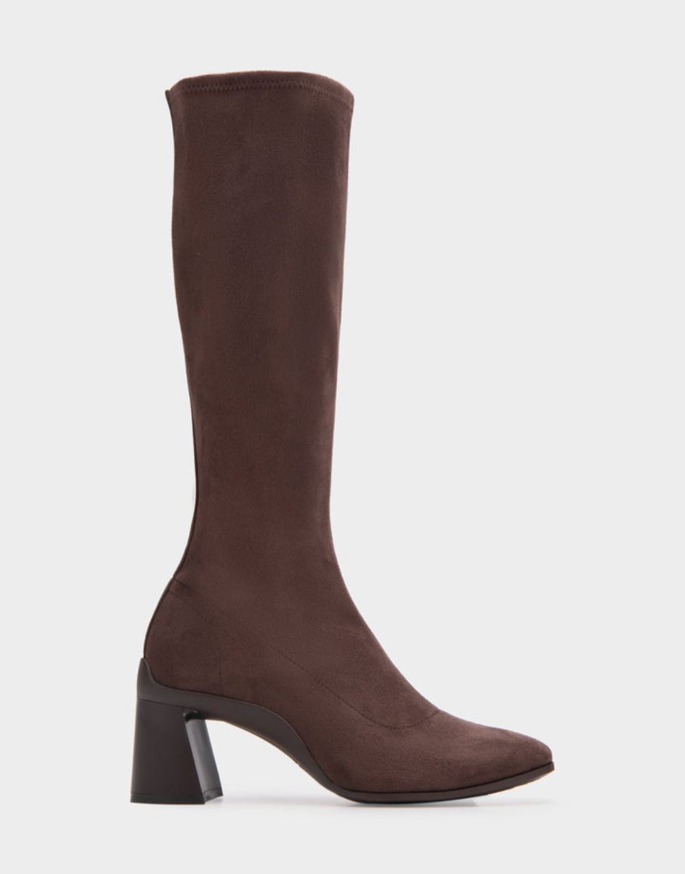 Women's | Centola Java Stretch Faux Suede Sculpted Heel Tall Shaft Boot