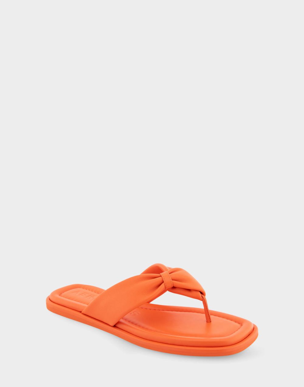 Women's | Bond Mandarin Leather Knotted Thong Sandal