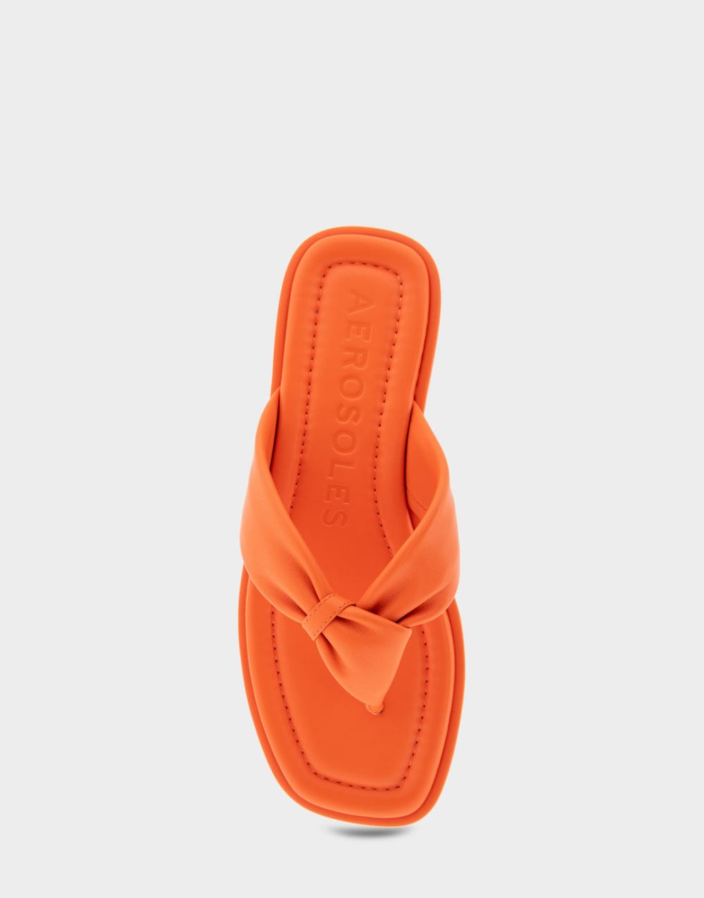 Women's | Bond Mandarin Leather Knotted Thong Sandal