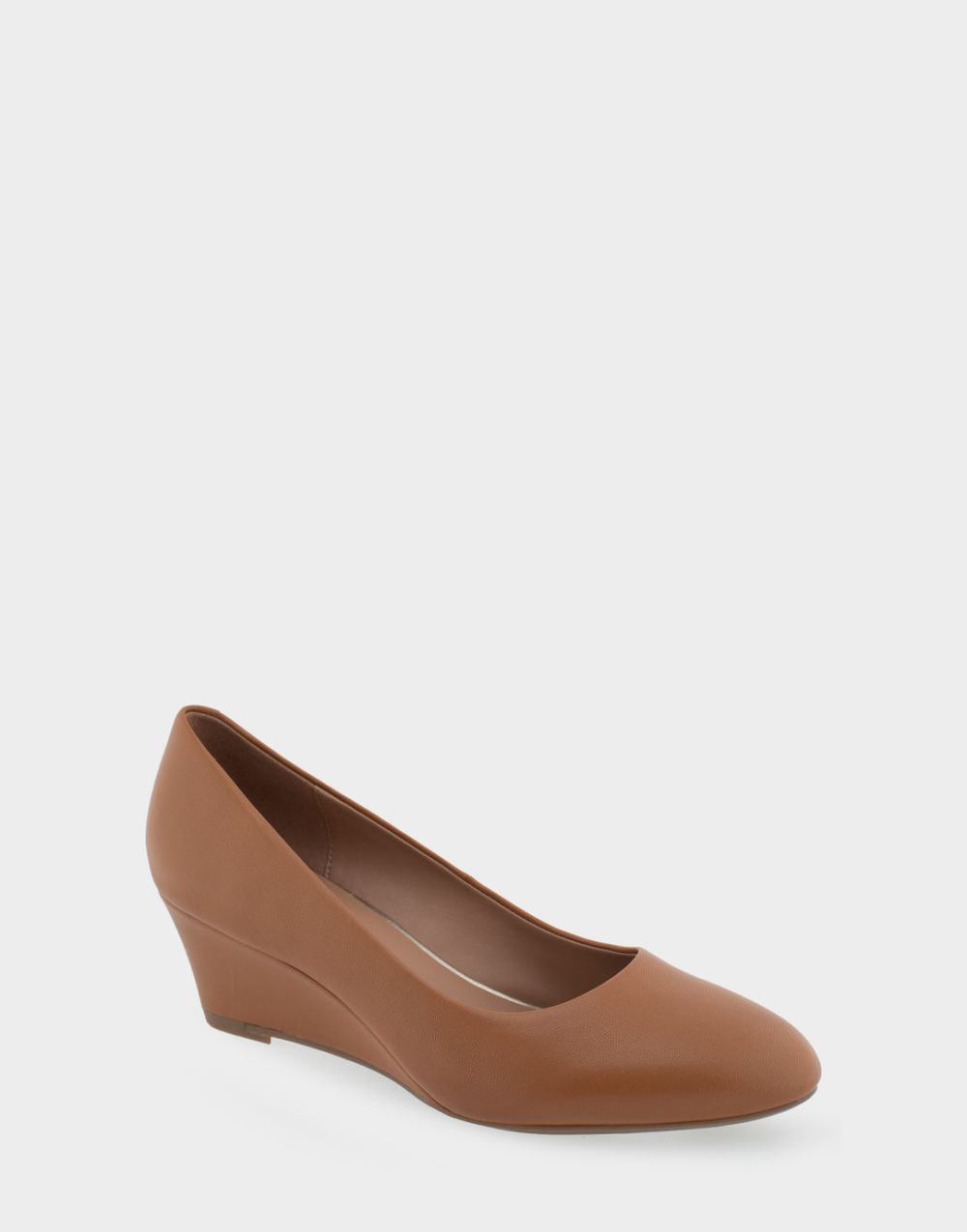 Women's | Iris Tan Genuine Leather Wedge Pump