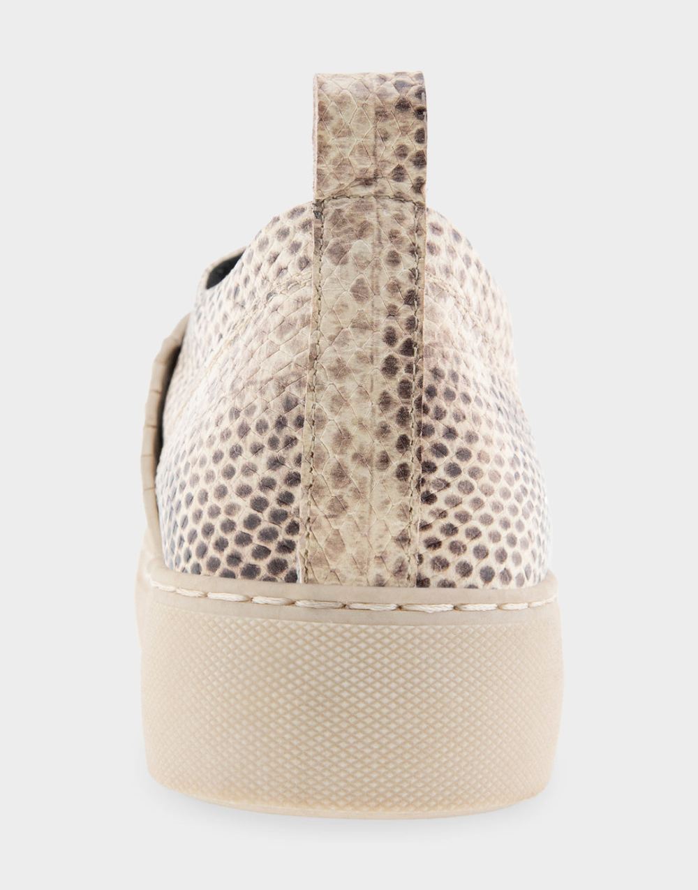 Women's | Brighton Roccia Snake Print Leather Slip On Hidden Wedge Sneaker