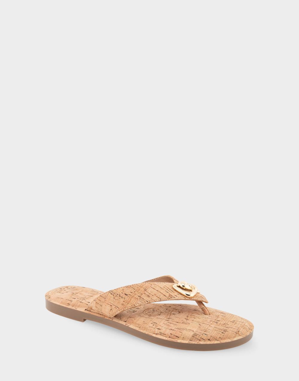 Women's | Galen Cork Ornamented Thong Sandal