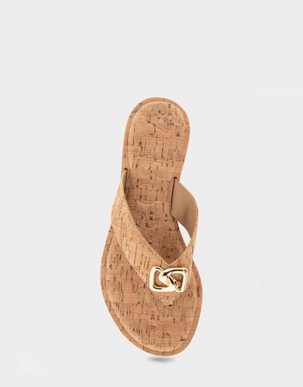 Women's | Galen Cork Ornamented Thong Sandal