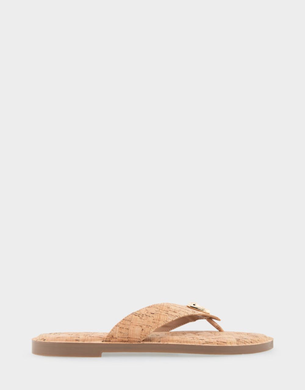 Women's | Galen Cork Ornamented Thong Sandal