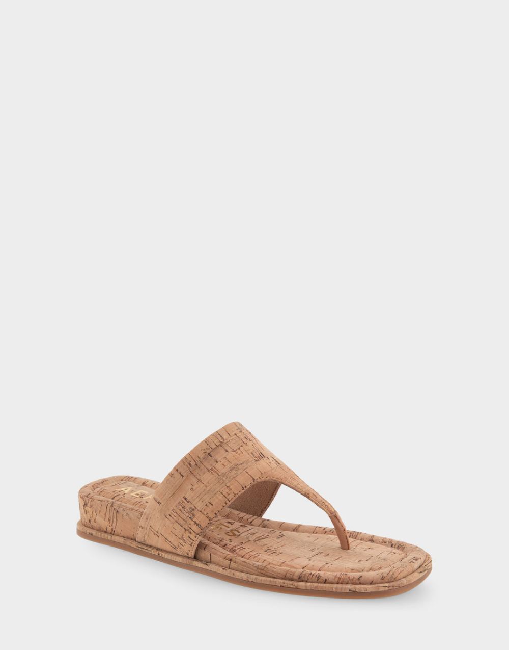 Women's | Barry Cork Thong Mini Wedge Sandal