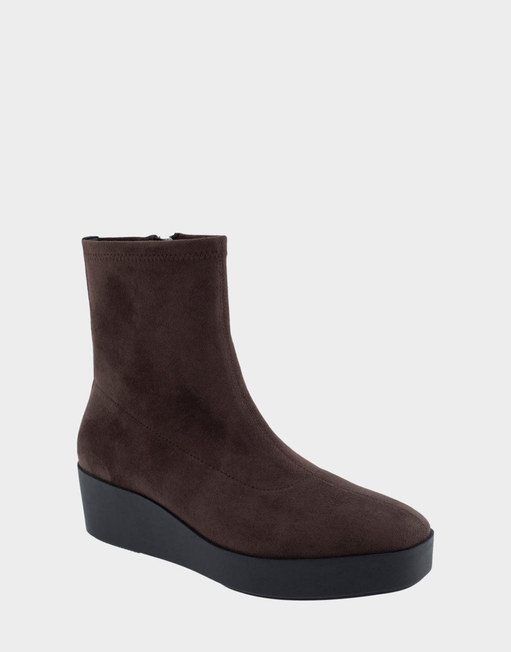 Women's | Chiara Java Stretch Faux Suede Midcalf Boot-wedge