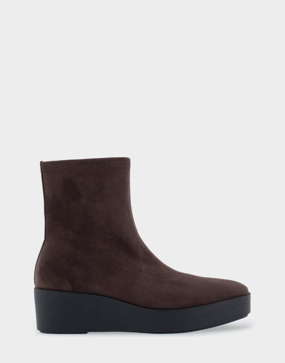 Women's | Chiara Java Stretch Faux Suede Midcalf Boot-wedge