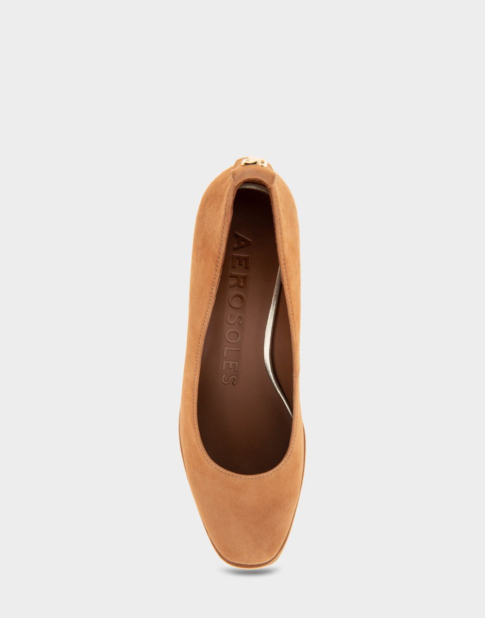 Women's | Aurora Tan Suede Sculpted Wedge Pump