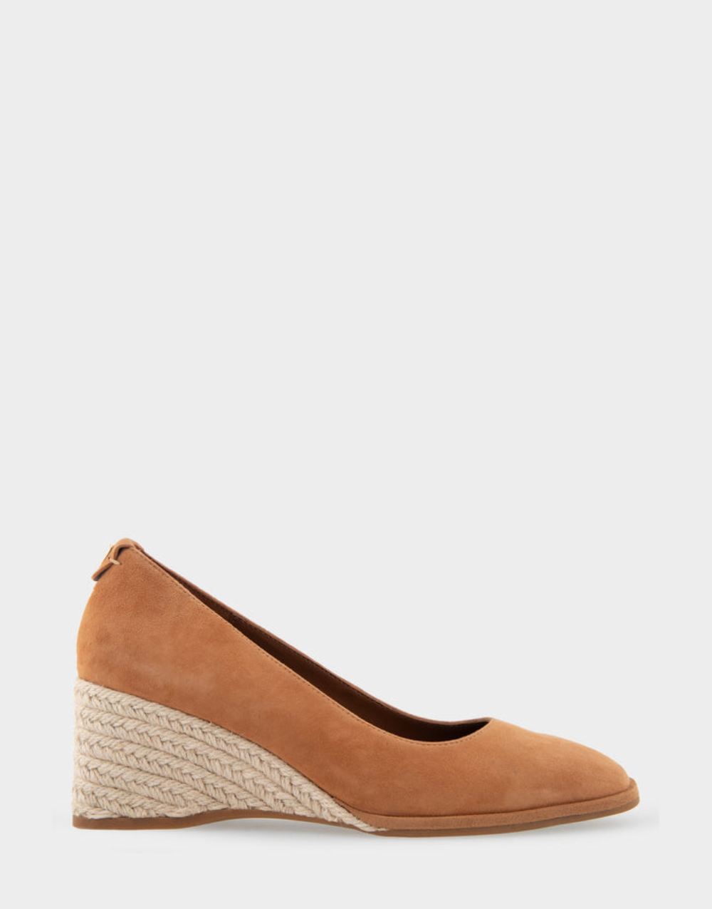 Women's | Aurora Tan Suede Sculpted Wedge Pump