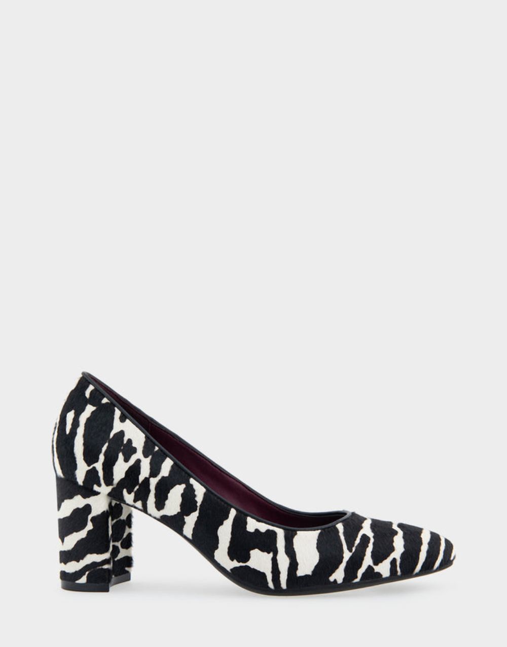 Women's | Betsy Zebra Print Calf Hair Mid Heel Pump