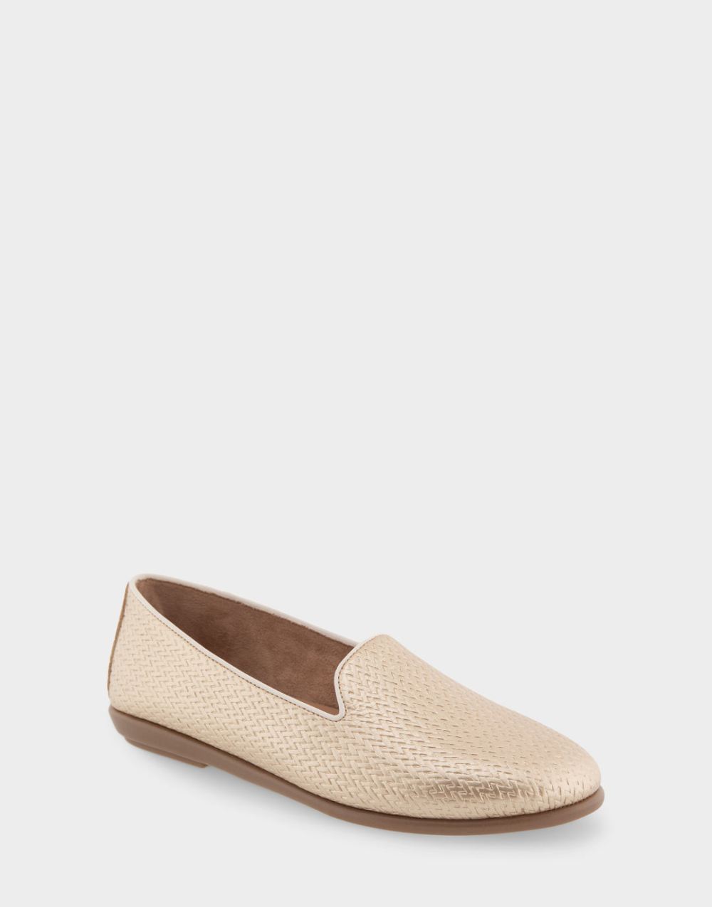 Women's | Betunia Soft Gold Faux Leather Loafer