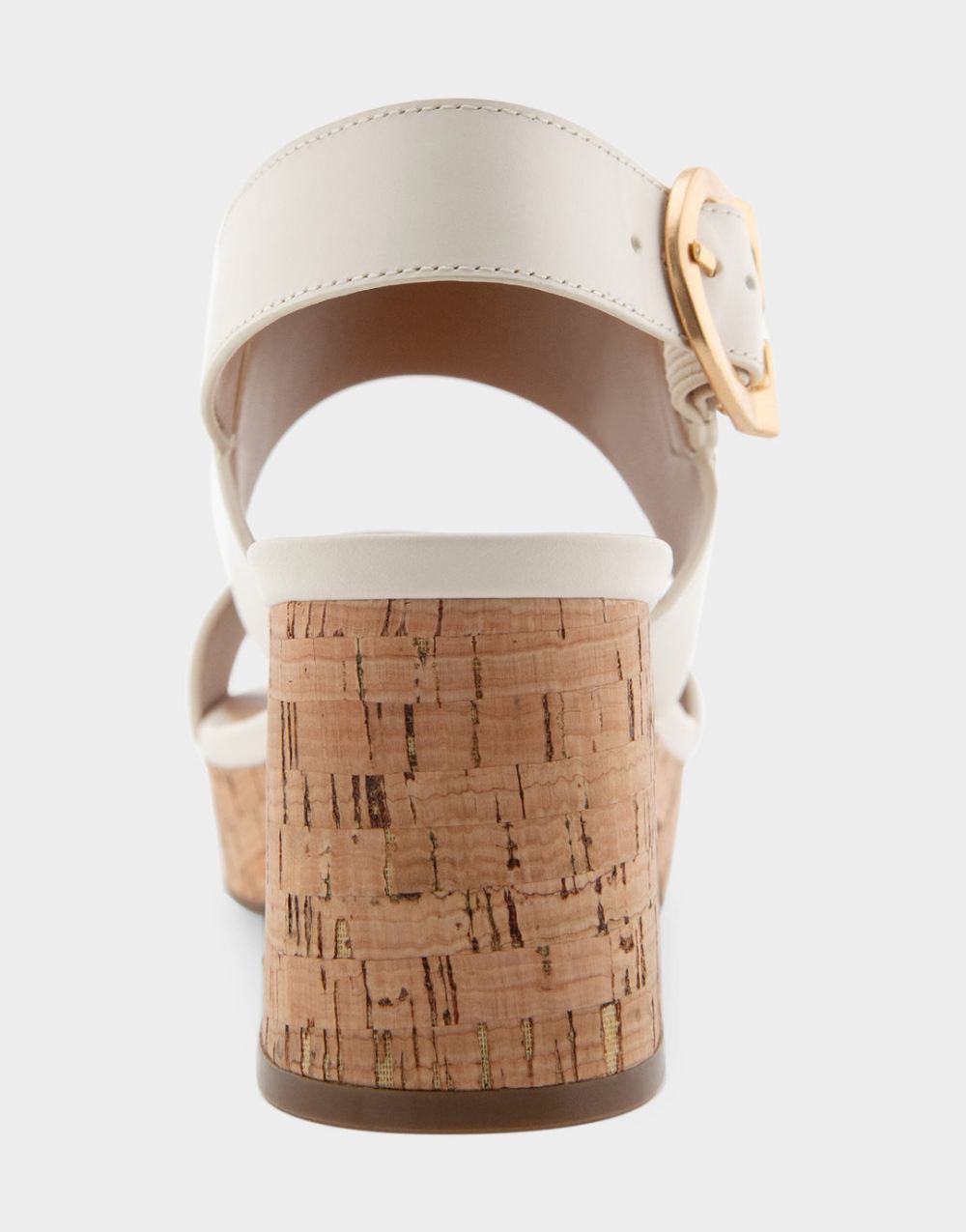 Women's | Camera Eggnog Leather Platform Sandal