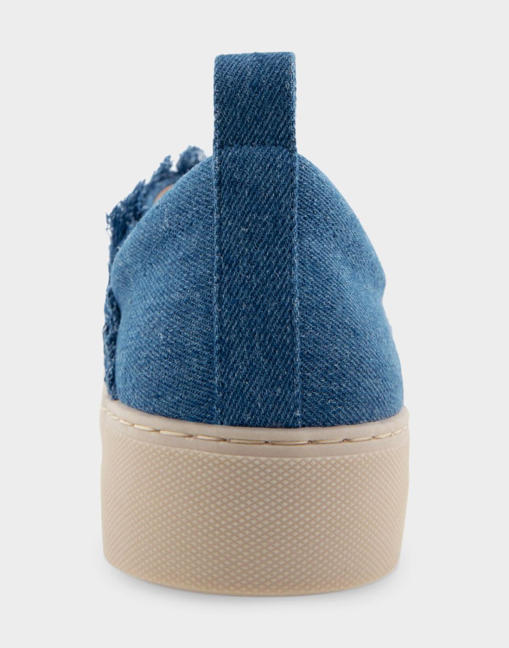 Women's | Brighton Denim Fabric Slip On Hidden Wedge Sneaker