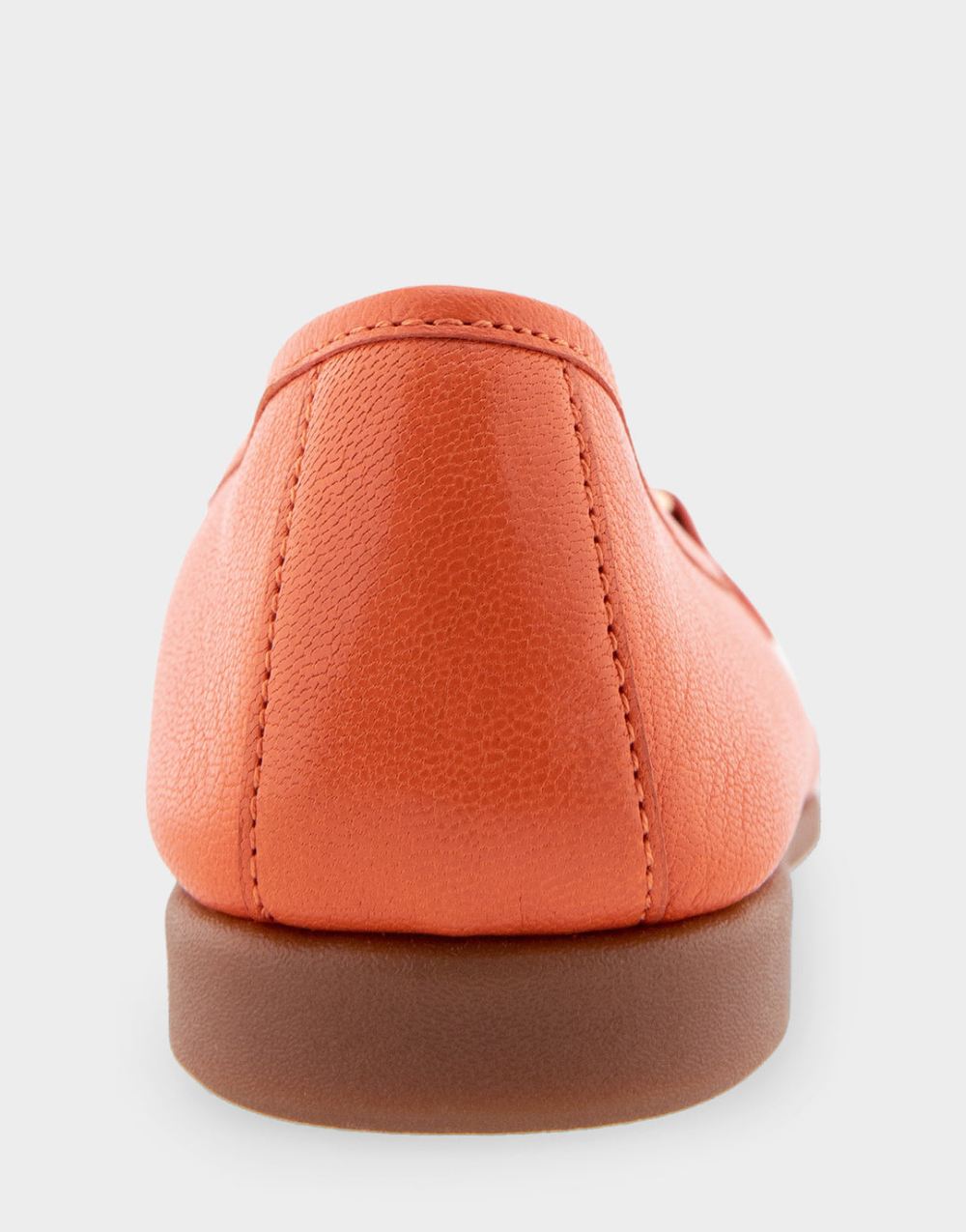 Women's | Bia Mandarin Leather Ornamented Flat