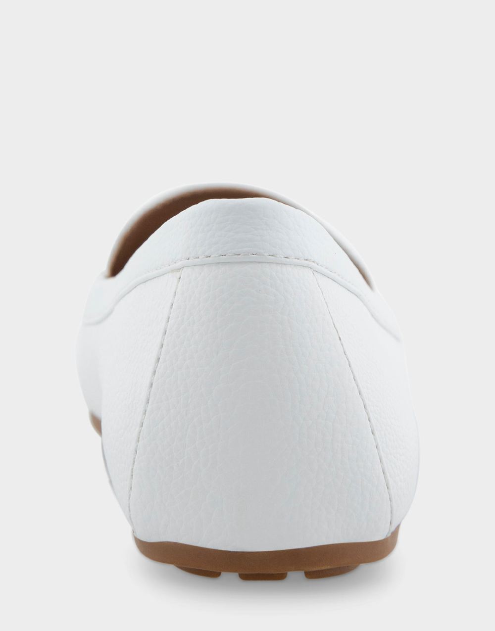 Women's | Denver White Faux Leather Ornamented Loafer